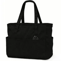 Zaewry Schultertasche Damen-Cord-Schultertasche, große Tragetasche mit viel Stauraum, modische Handtasche für Arbeit, Fitnessstudio, Schule oder Reisen