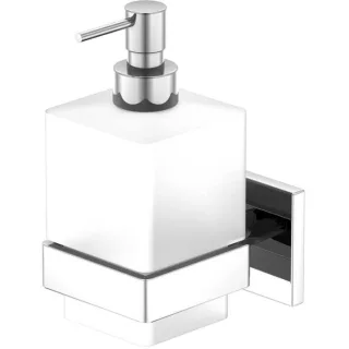 Steinberg Seifenspender Serie 450 4508000 chrom, mit Glasbehälter
