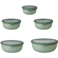 Mepal Aufbewahrungsbox Mepal Cirqula Mikrowellengeschir set 5 teilig - Nordic sage