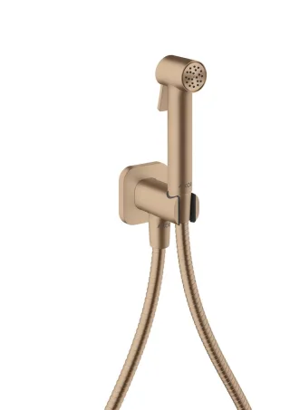 Hansgrohe Bidette Handbr. Axor Bidette Showers Kaltwasser softsq. m.Schlauch 1250mm brushed red gol 29241310