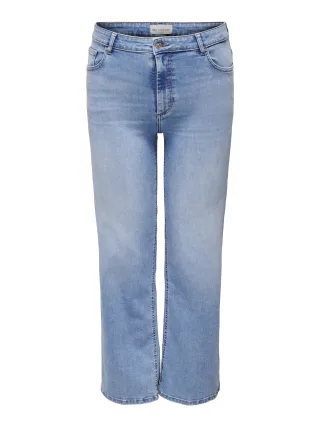ONLY CARMAKOMA - CARWILLY HW WIDE DNM TAI006 NOOS Light Blue Denim - Gr. - 34