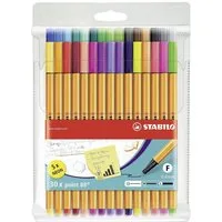 STABILO Fineliner STABILO point 88 Fineliner - 0,4 mm - 30er Etui