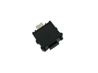 Original Nintendo Wii Motion Plus Adapter schwarz [inkl. Gummihülle]
