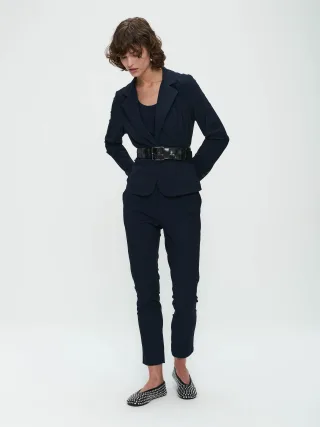 Jane Lushka - Atina Blazer Technical Jersey blue - Gr. - XXS