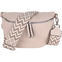 MIRROSI Bauchtasche Damen Taschen, Umhängetasche, Brusttasche, 26x18x9cm Veganes Leder (Schultertasche für jeden Anlass), Crossbody Bag, Bohemian gemusterten& verstellbaren Schulterriemen