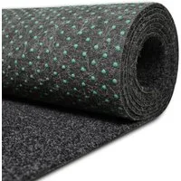 MDEKOR Kunstrasen Rasenteppich outdoor Meterware Höhe 6,5mm, 50x100cm Anthrazit