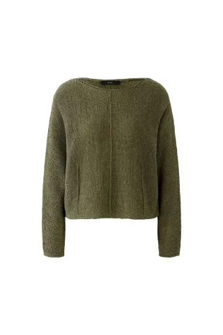 Oui - Pullover green garden - Gr. - 36