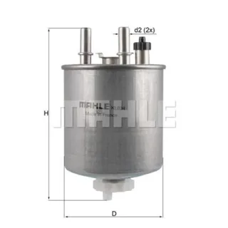 Mahle Kraftstofffilter Renault Kangoo Laguna Latitude Twingo