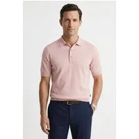 BOSS Kurzarmpullover Nolano aus Schurwolle, Polokragen