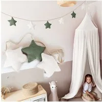 lilimaus Wimpelkette Sternenkette für Kinderzimmer - handgenähte Stoff-Girlande, handgefertigte Stoff-Girlande ca. 300 cm - Wimpel oder Sterne
