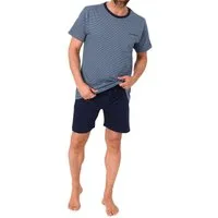 Normann Pyjama Normann Herren kurzarm Schlafanzug Shorty Pyjama - auch in Übergrößen