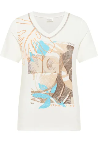 Barbara Lebek - T-Shirts offwhite (frontprint) - Gr. - 42