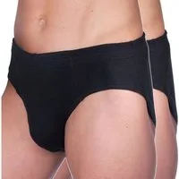 HERMKO Slip 683002 (Pack, 2er) 68300 2er Pack Herren Funktionsslip ohne Eingriff mit Dehnbund Sport