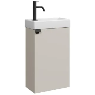 Badplaats Gäste-Wc-Möbelset, Kaschmir, Holz, Rechteckig, 40x68x22 cm, Badezimmer, Badezimmerschränke, Waschtischkombinationen