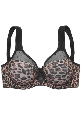 LASCANA - NUANCE Minimizer leo-black - Gr. - 75F