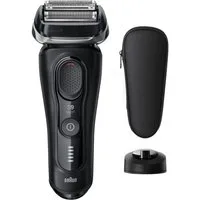 Braun Elektrorasierer Series 9 Sport 9110s, SmartClean-Plus-Reinigungsstation, integrierter Präzisionstrimmer, 4+1 Präzisionskopf, SensoAdapt, 60 Min., Nass & Trocken, Schwarz