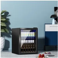 DollarDash Getränkekühlschrank JC-48-F, 57.5 cm hoch, 41.5 cm breit, LED-Leuchte, Hochentwickelte Temperatursteuerung, Energieeffizient