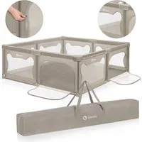 lionelo Laufgitter WILLOW XL (Set), sehr große Spielfläche, 2 abschließbare Seiteneingänge