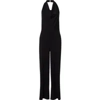 Les Lunes Jumpsuit PENNY Overall Jersey Wide Leg Neckholder PENNY Overall, Wasserfall Ausschnitt, Jersey, weites Bein