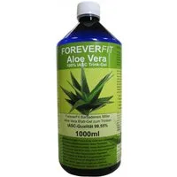 ForeverFit Aloe Vera 99,55% Natur Barbadensis Miller Pflanze Getränk Blattgel Trink Gel, 1 Flasche à 1000 ml, Art .30240