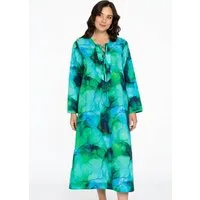 YOEK Midikleid Damen Kleid Große Größen