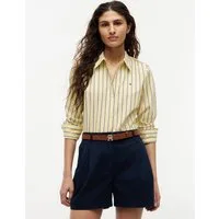 Tommy Hilfiger Hemdbluse SUMMER POPLIN REGULAR SHIRT Baumwolle, regular fit, auch in großen Größen