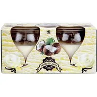 HS Candle Duftkerze (2-tlg), Kerze im Glas "Creation", 2er Pack mit je ca. 18 Std. Brenndauer