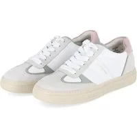 Paul Green Paul Green 5466-049 Damen Leder & Textil white Schnürschuh