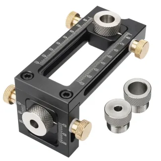 Cabinet Hardware Drill 6/8/10/12mm Hole Punch Locator Flat Screw Woodworking Drill Jig Baby Bed Crib Screws Hardware Dri