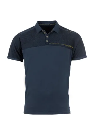 squesto - Polo 1/2 petrol blau 1 - Gr. - XL