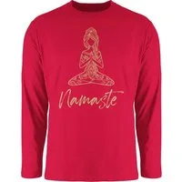 Shirtracer Rundhalsshirt Namaste Motiv Yoga Geschenk I Meditation I Mandala Yoga