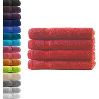 Hometex Premium Textiles Handtuch in Premium Qualität 500 g/m², Feinster Frottier-Stoff 100% Baumwolle, 4x Handtuch, weich, saugfähig, extra schwer & flauschig