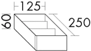 Burgbad Set 1 60x125x250, ACBS013 ACBS013