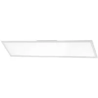 Briloner Leuchten LED Panel 7193016 Simple, LED fest integriert, Neutralweiß, Deckenlampe, 119,5x29,5x6cm, Weiß, 38W, Wohnzimmer, Schlafzimmer