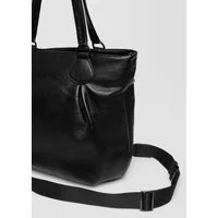 s.Oliver Schultertasche Tasche, Shopper aus Lederimitat mit Logoprägung und abnehmbarem Schultergurt