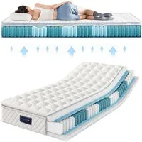 Taschenfederkernmatratze Orthopädische 7-Zonen-Kaltschaummatratze, Fine Life Pro, 25 cm hoch, (H3 Härtegrad für 80-100 kg, 25cm Höhe, Jetzt kaufen)