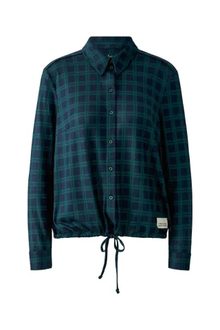 Miss Lagotte - Karierte Bluse blau/grün - Gr. - 34