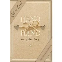 BSB Grußkarten Hochzeit – Nature Cards – unverpackt - Glückwunschkarte im