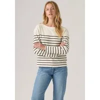 Levi's® Langarmshirt MARIN STRIPE TOP Saum mit kurzen Seitenschlitzen