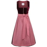 MarJo Dirndl Dirndl Wolfersdorf 70cm Länge bordeaux