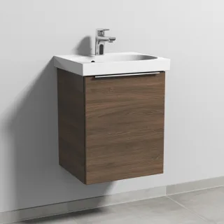 Sanipa 3way Waschtischunterbau zu Geberit Acanto Waschtisch mit 1 Tür, Eiche-Arizona UM41480