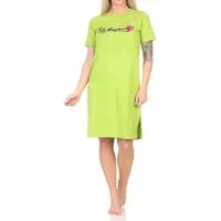Normann Nachthemd Normann Damen kurzarm Nachthemd mit Frontprint