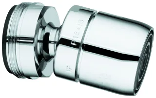 Grohe Mousseur 13915 M24x1 mit Kugelgelenk chrom, 13915000 13915000