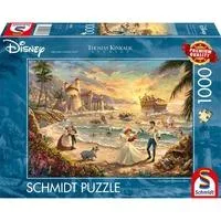 Thomas Kinkade Studios: Disney Dreams Collection - The Little Mermaid Celebration of Love, Puzzle 1000 Teile