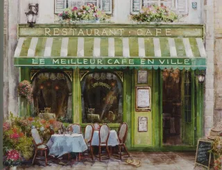 Keilrahmenbild CAFÉ