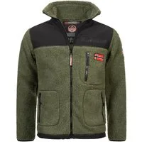 Geographical Norway Fleecejacke Herren Teddy Polar Fleece Winter Jacke Outdoor Übergangs Herbst