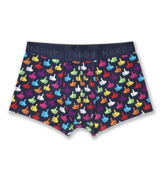 happy socks - 1-Pack Thumbs Up Short Boxer Blau - Gr. - S