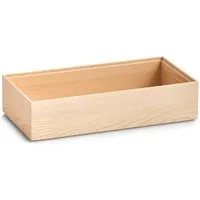 Zeller Present Aufbewahrungskorb Ordnungsbox, Kiefer, 30 x 15 x 7 cm