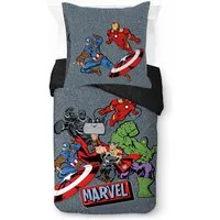 MARVEL Kinderbettwäsche Avengers Don't Sweat, Linon, 2 teilig, 100% Baumwolle