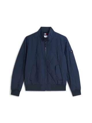 Tommy Hilfiger - Gesteppte Harrington Jacke blau - Gr. - M